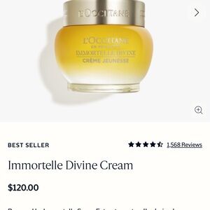 L'Occitane Immortelle Divine Youth Cream - Gold